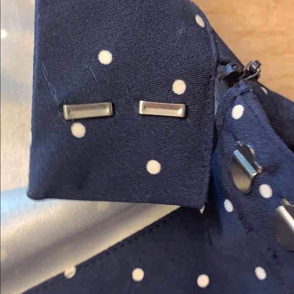 🛍$3 MUST BUNDLE 3 Izod Golf blue and white polka - Picture 4 of 4